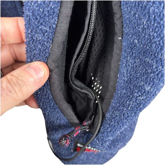 Outersport Fleece Jacket Coat Men’s Large Navy Blue Full Zip Nice - Picture 9 of 9